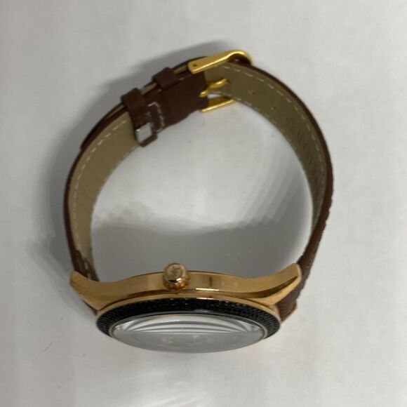 Michael Kors MK3320 Women's Brown Leather Black Analog Dial Quartz Watch QB448 - Picture 8 of 12